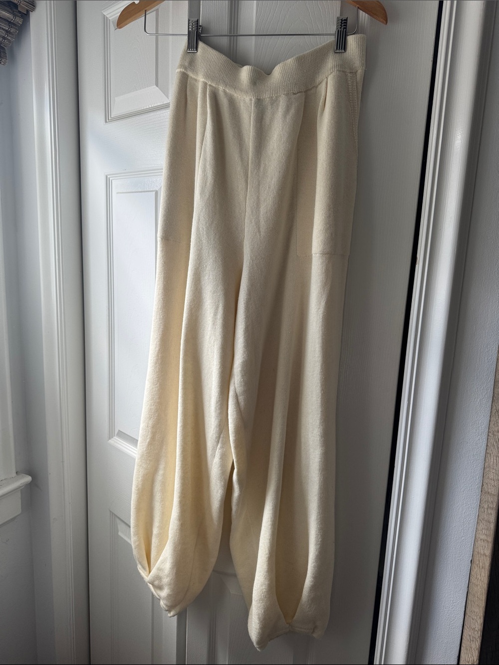 Free People Beige Knit Top with Cream Romper - Picture 5 of 7